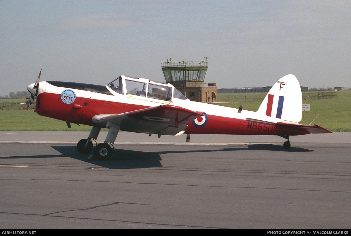 Aircraft Photo of WB550 | De Havilland DHC-1 Chipmunk T10 | UK - Air Force | AirHistory.net #88965