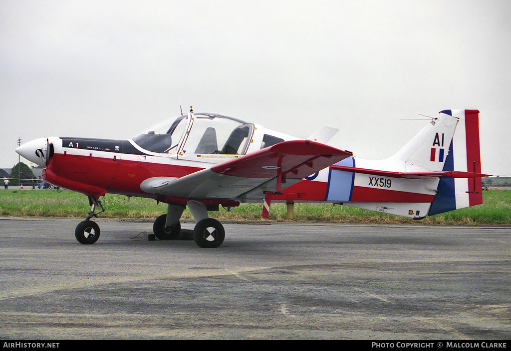 Aircraft Photo of XX519 | Scottish Aviation Bulldog T1 | UK - Air Force | AirHistory.net #88976