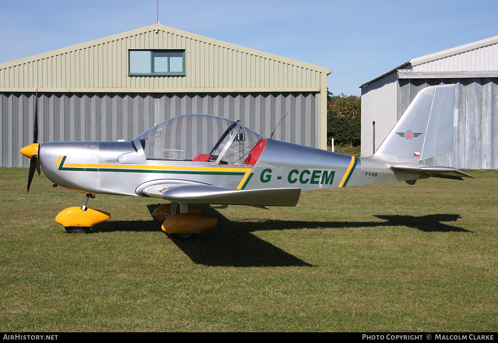 Aircraft Photo of G-CCEM | Evektor-Aerotechnik EV-97A Eurostar | AirHistory.net #88994