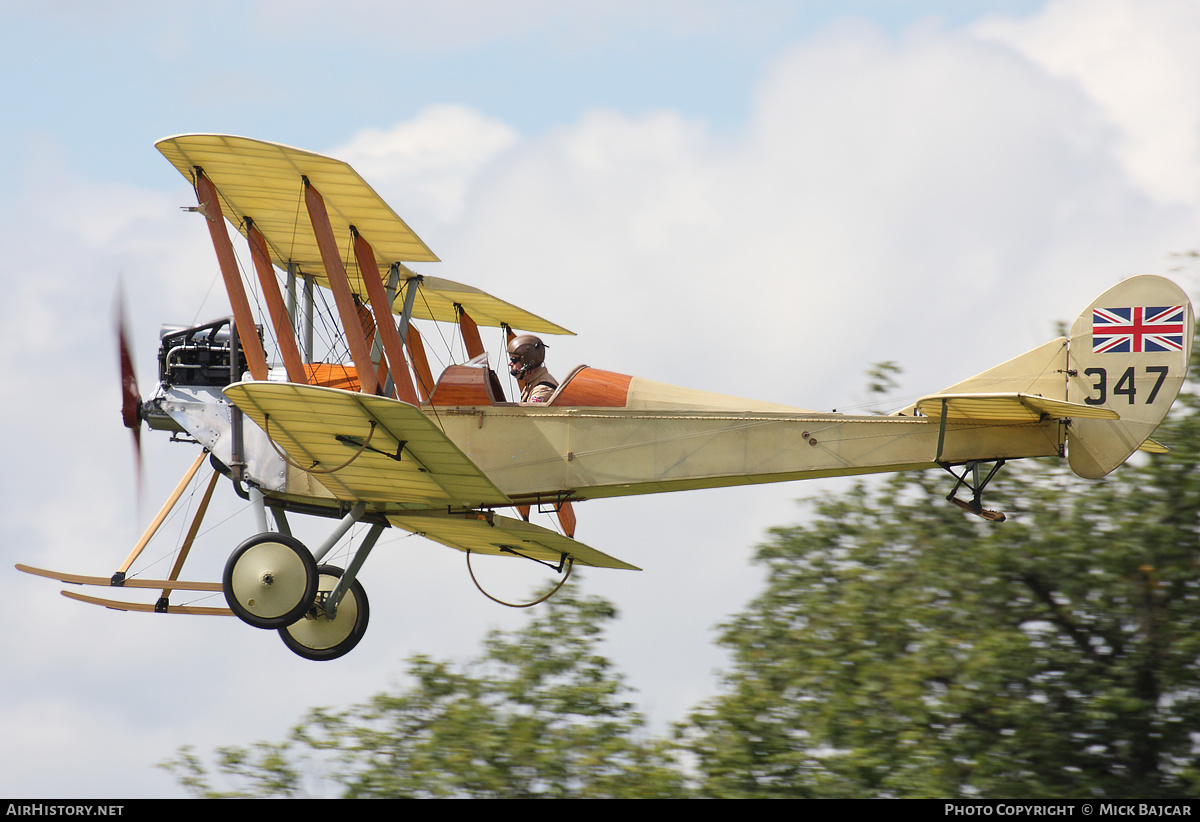 Aircraft Photo of G-AWYI / 347 | Royal Aircraft Factory BE-2c (replica) | UK - Air Force | AirHistory.net #89051