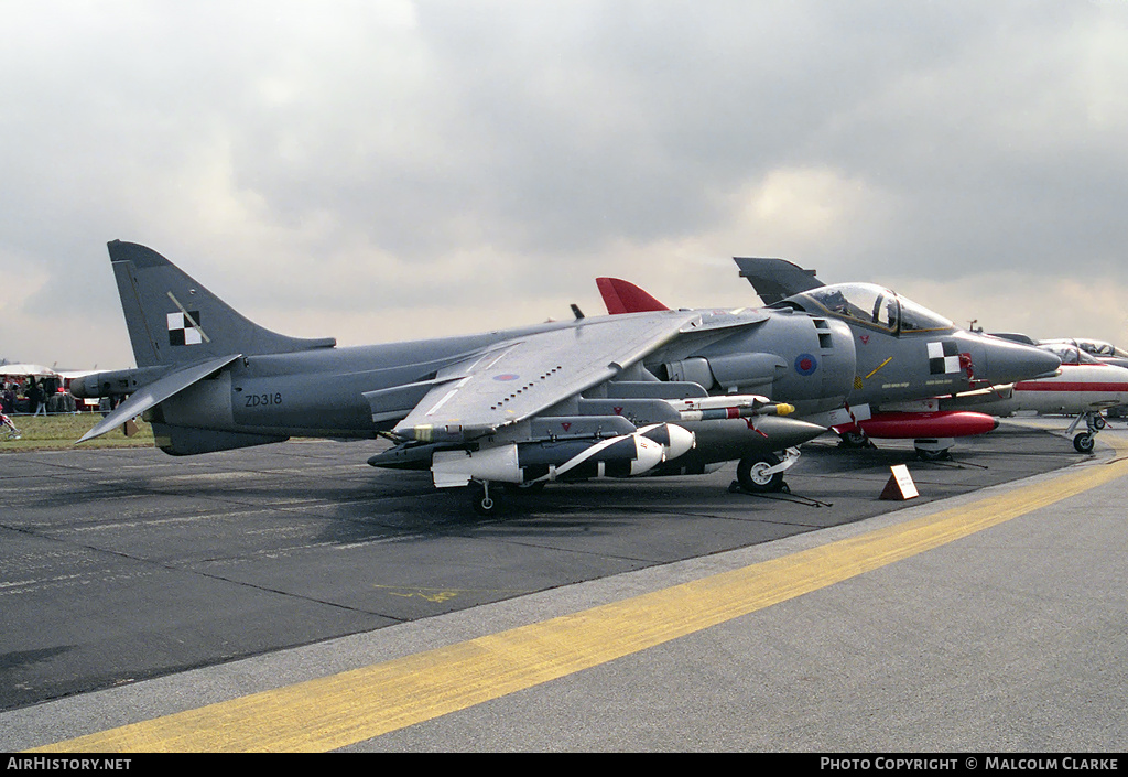 Aircraft Photo of ZD318 | British Aerospace Harrier GR7A | UK - Air Force | AirHistory.net #89065