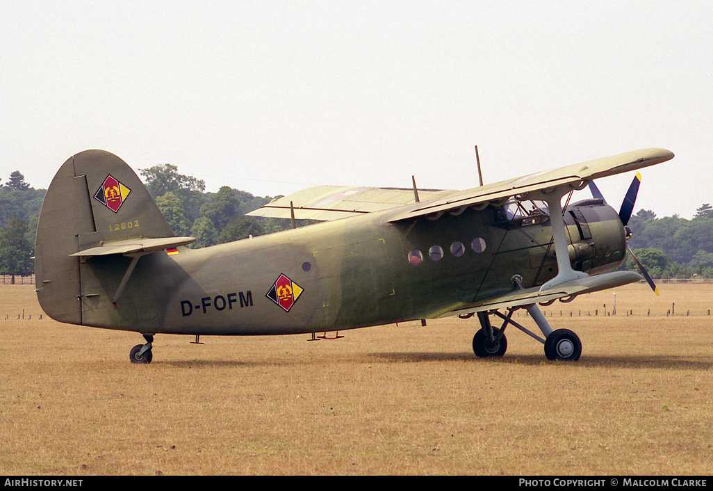 Aircraft Photo of D-FOFM | Antonov An-2 | AirHistory.net #89086