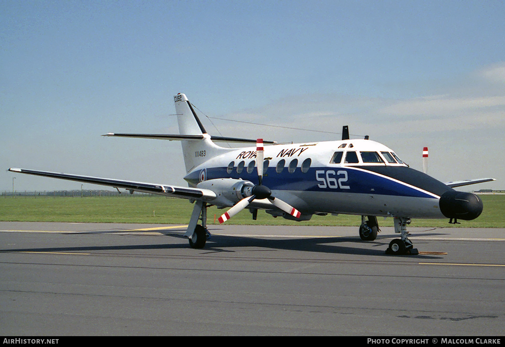 Aircraft Photo of XX483 | Scottish Aviation HP-137 Jetstream T2 | UK - Navy | AirHistory.net #89113