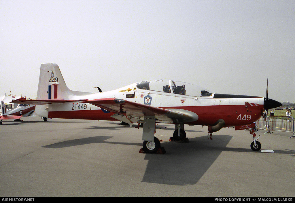 Aircraft Photo of ZF449 | Short S-312 Tucano T1 | UK - Air Force | AirHistory.net #89114