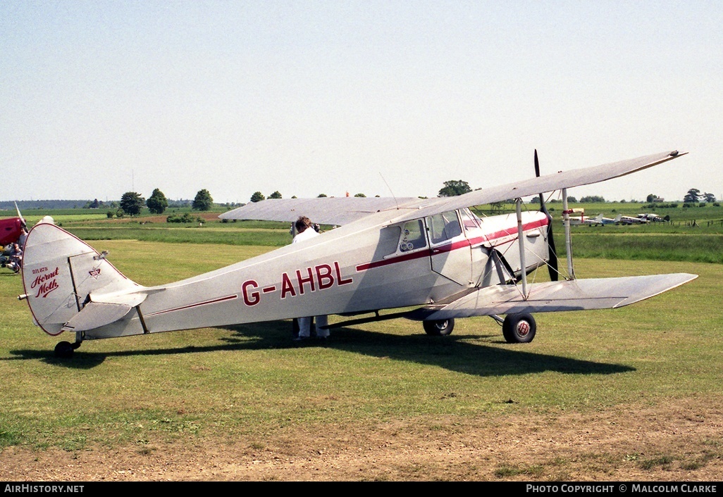 Aircraft Photo of G-AHBL | De Havilland D.H. 87B Hornet Moth | AirHistory.net #89119