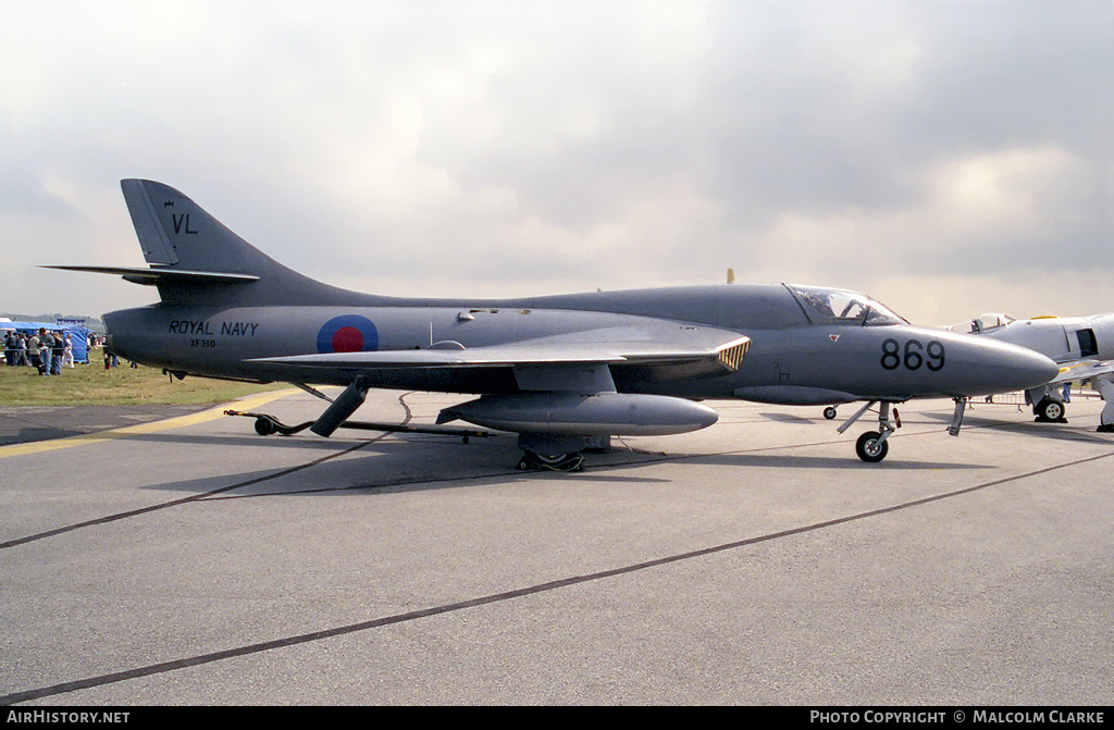 Aircraft Photo of XF310 | Hawker Hunter T7 | UK - Navy | AirHistory.net #89143