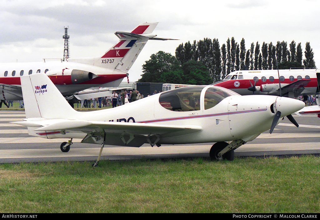 Aircraft Photo of G-YURO | Europa Aircraft Europa (Monowheel) | AirHistory.net #89172