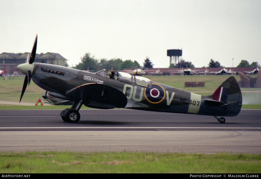 Aircraft Photo of G-LFIX / ML407 | Supermarine 509 Spitfire T9 | UK - Air Force | AirHistory.net #89174