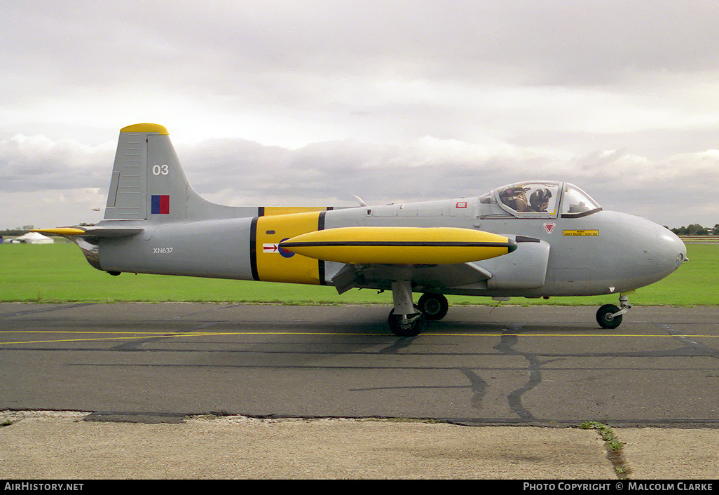 Aircraft Photo of G-BKOU / XN637 | Hunting P.84 Jet Provost T3 | UK - Air Force | AirHistory.net #89233
