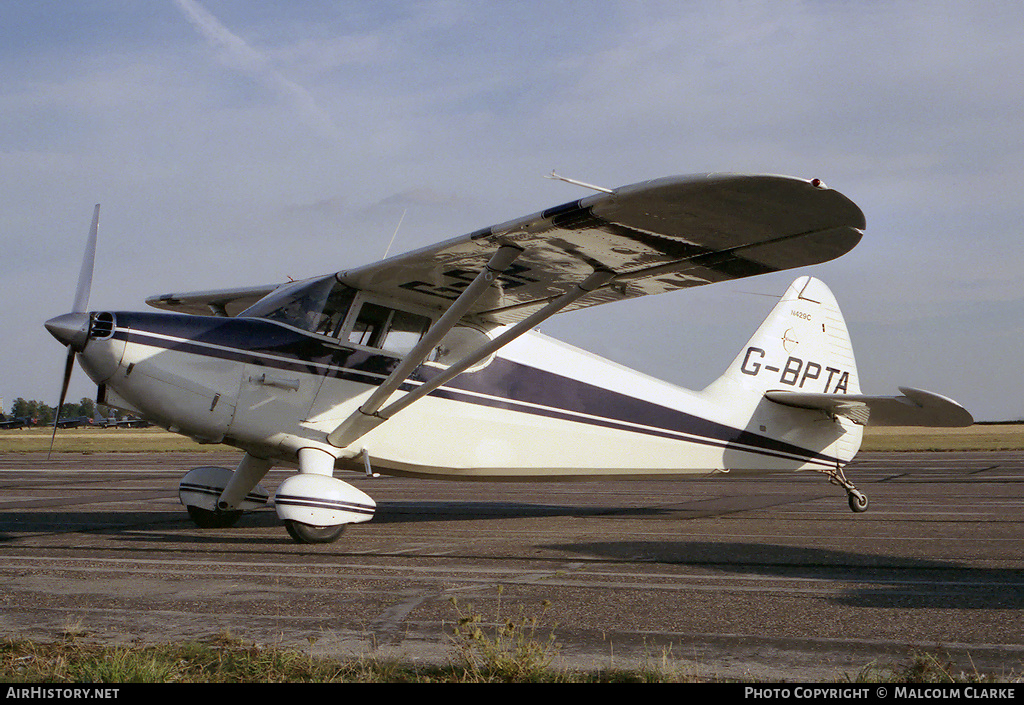 Aircraft Photo of G-BPTA | Stinson 108-2 | AirHistory.net #89245
