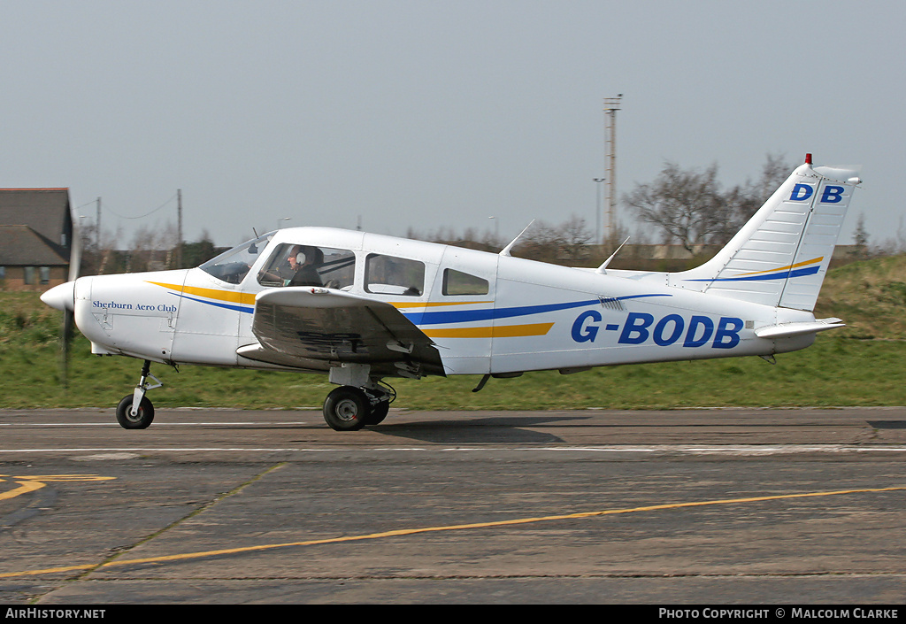Aircraft Photo of G-BODB | Piper PA-28-161 Warrior II | Sherburn Aero Club | AirHistory.net #89256