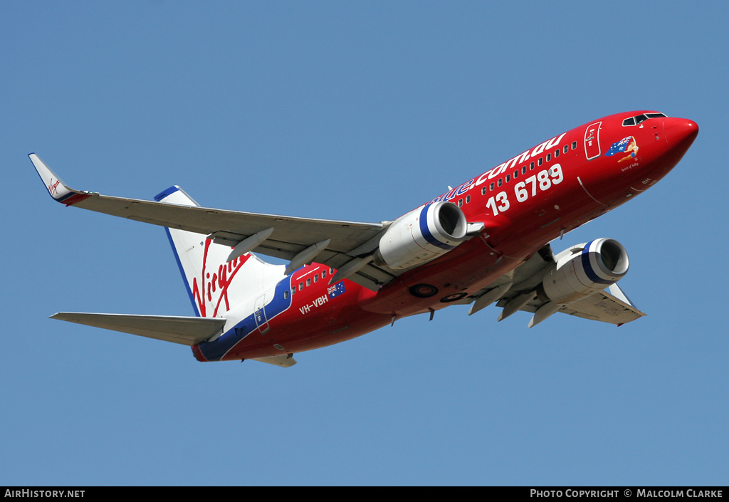 Aircraft Photo of VH-VBH | Boeing 737-7Q8 | Virgin Blue Airlines | AirHistory.net #89267
