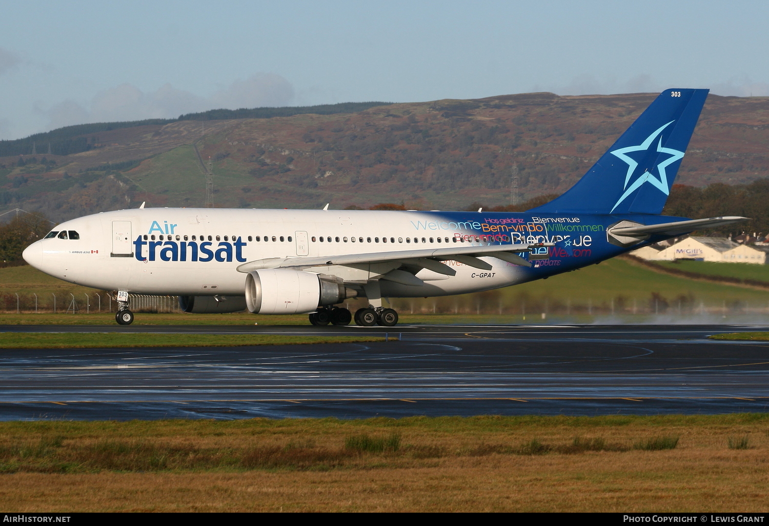 Aircraft Photo of C-GPAT | Airbus A310-308/ET | Air Transat | AirHistory.net #89282