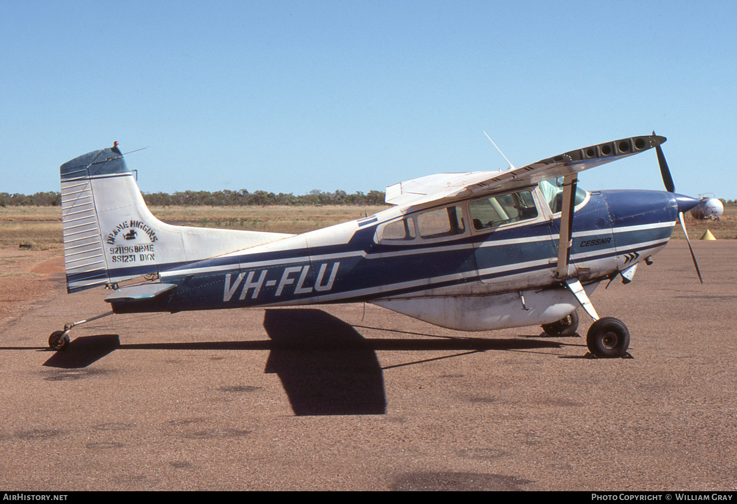 Aircraft Photo of VH-FLU | Cessna A185E Skywagon 185 | DR and ME Higgins | AirHistory.net #89283