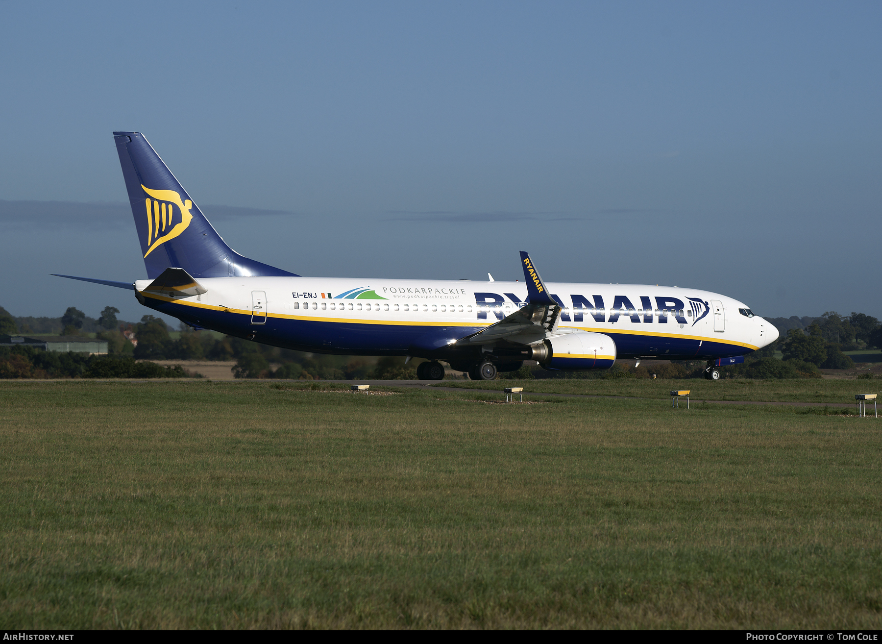 Aircraft Photo of EI-ENJ | Boeing 737-8AS | Ryanair | AirHistory.net #89305