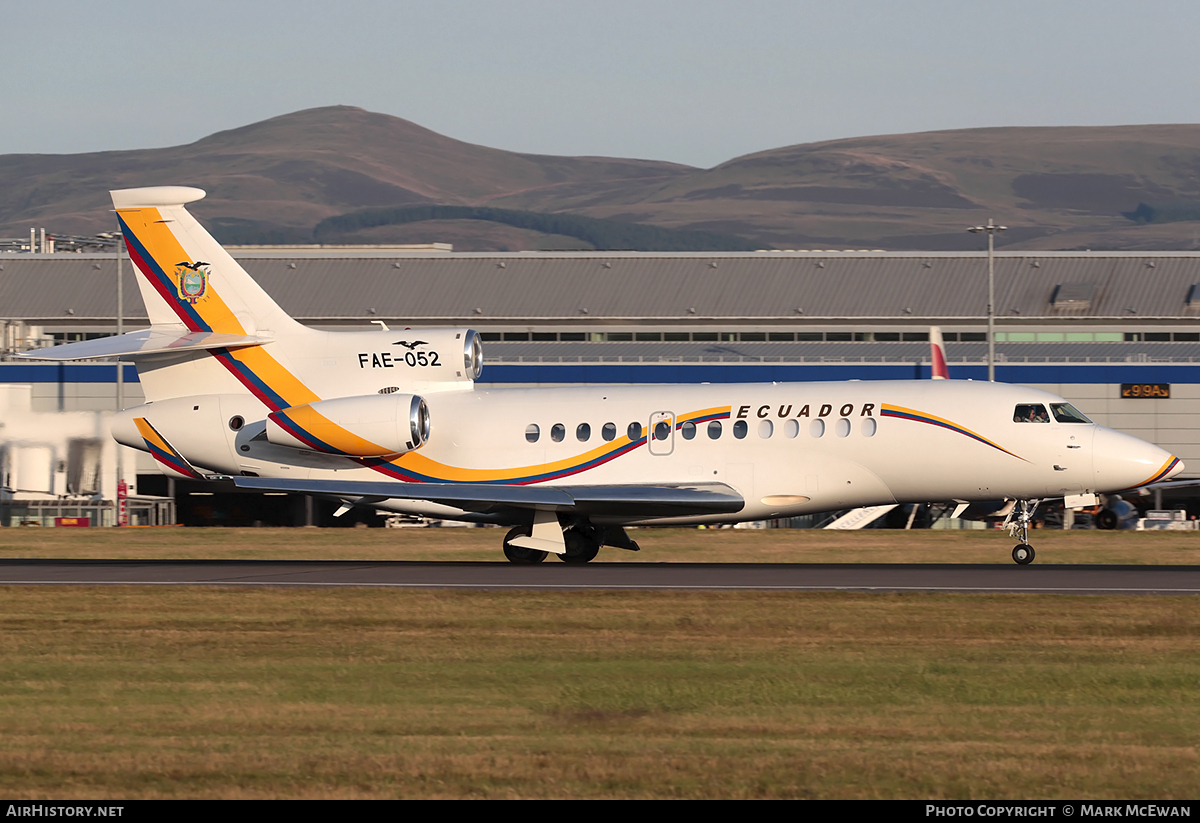 Aircraft Photo of FAE-052 | Dassault Falcon 7X | Ecuador - Air Force | AirHistory.net #89326