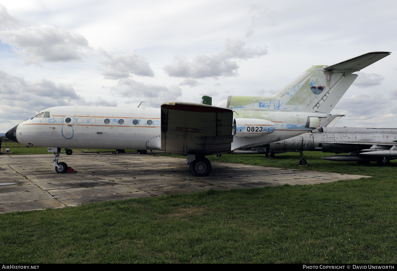 Aircraft Photo of 0823 | Yakovlev Yak-40 | Slovakia - Air Force | AirHistory.net #89368