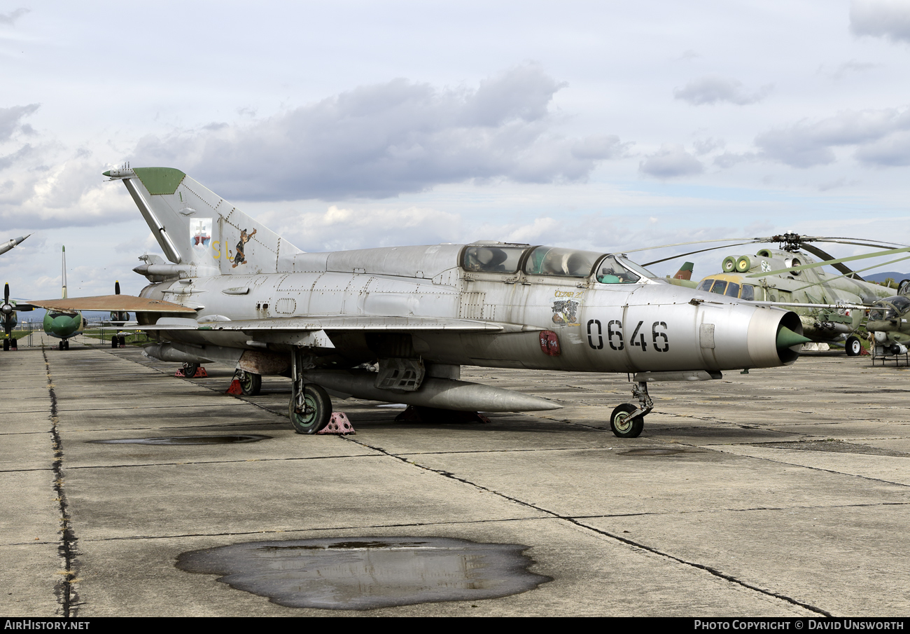 Aircraft Photo of 0646 | Mikoyan-Gurevich MiG-21US | Slovakia - Air Force | AirHistory.net #89379