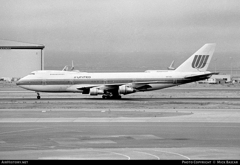 Aircraft Photo of N4710U | Boeing 747-122 | United Airlines | AirHistory.net #89383