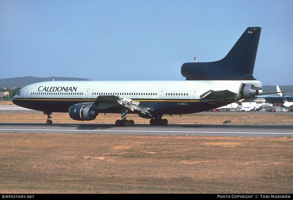 Aircraft Photo of G-BEAL | Lockheed L-1011-385-1 TriStar 50 | Caledonian Airways | AirHistory.net #89428