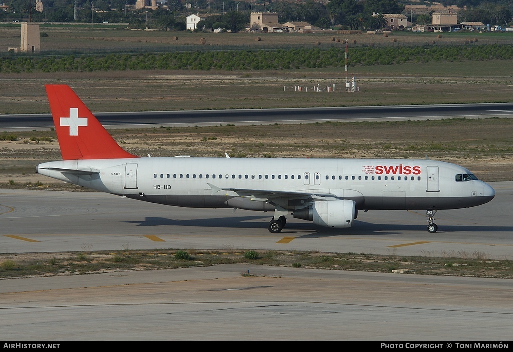 Aircraft Photo of HB-IJQ | Airbus A320-214 | Swiss International Air Lines | AirHistory.net #89430