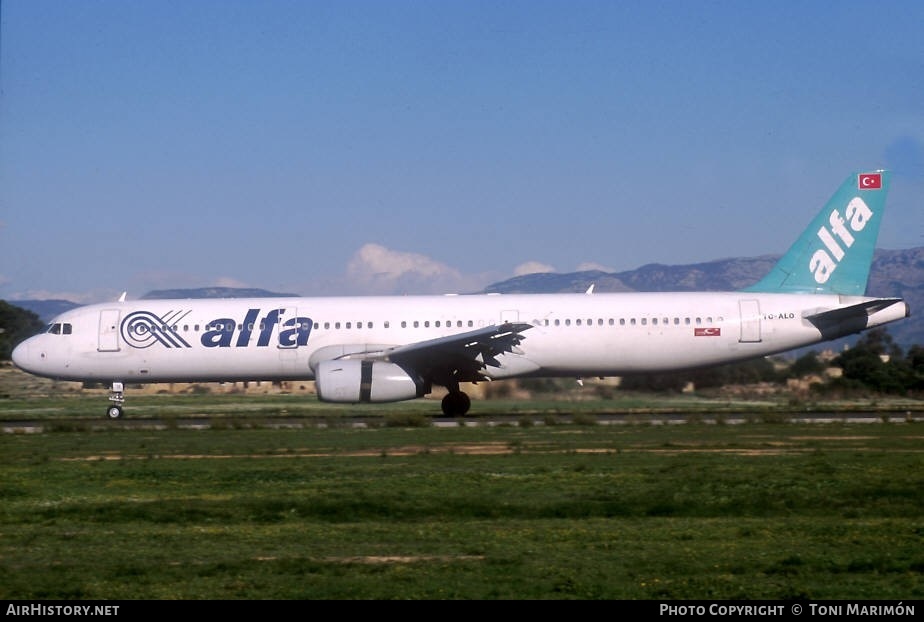 Aircraft Photo of TC-ALO | Airbus A321-131 | Air Alfa | AirHistory.net #89435
