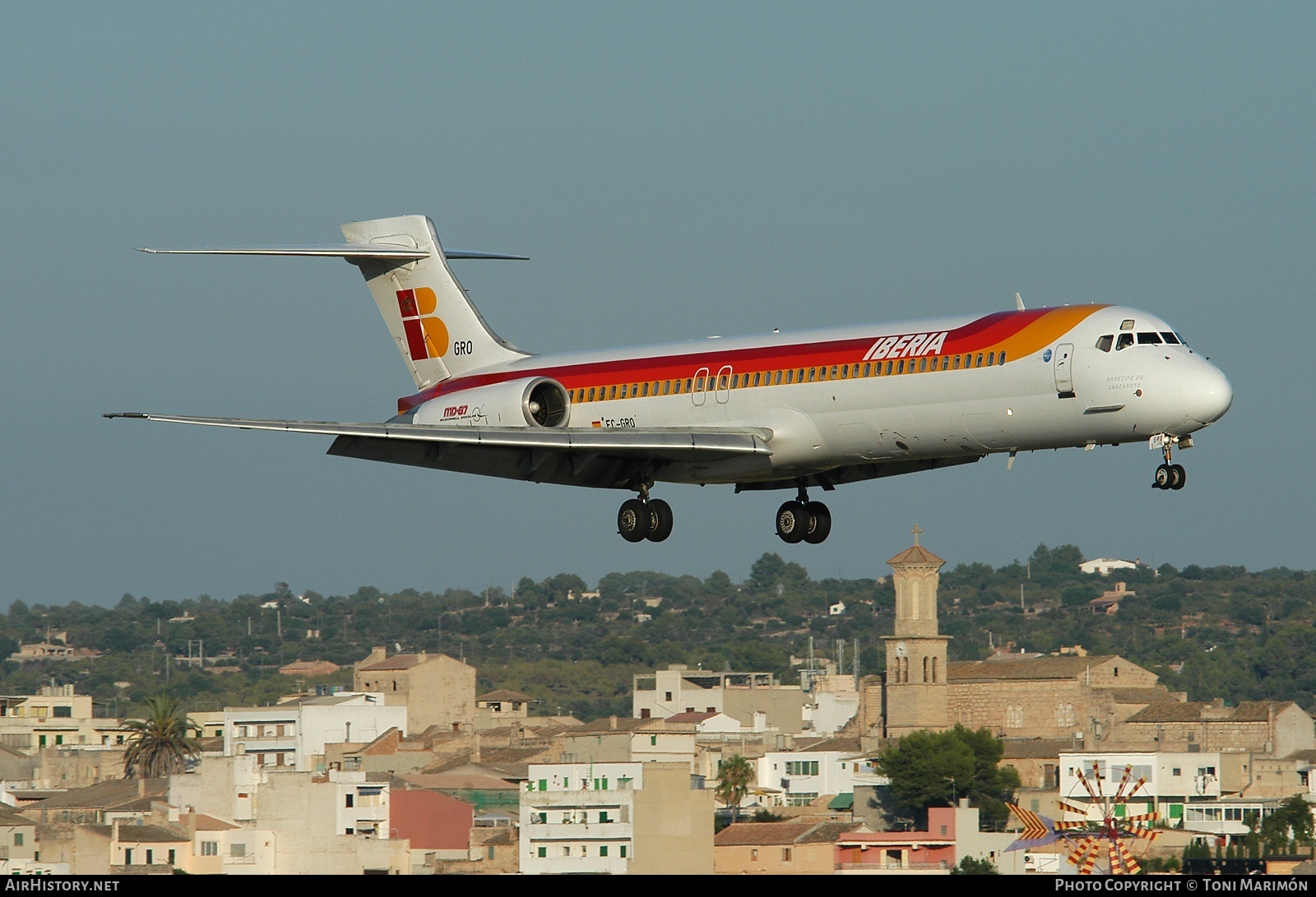 Aircraft Photo of EC-GRO | McDonnell Douglas MD-87 (DC-9-87) | Iberia | AirHistory.net #89441