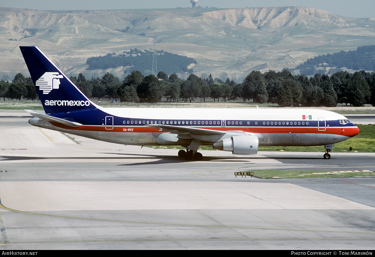 Aircraft Photo of XA-RVZ | Boeing 767-284/ER | AeroMéxico | AirHistory.net #89442