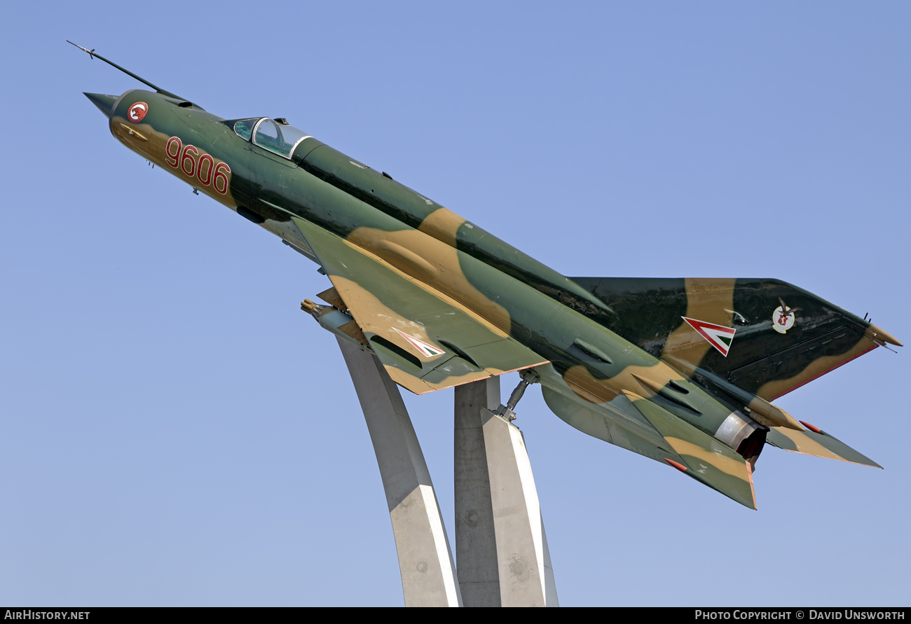 Aircraft Photo of 9606 | Mikoyan-Gurevich MiG-21MF | Hungary - Air Force | AirHistory.net #89448