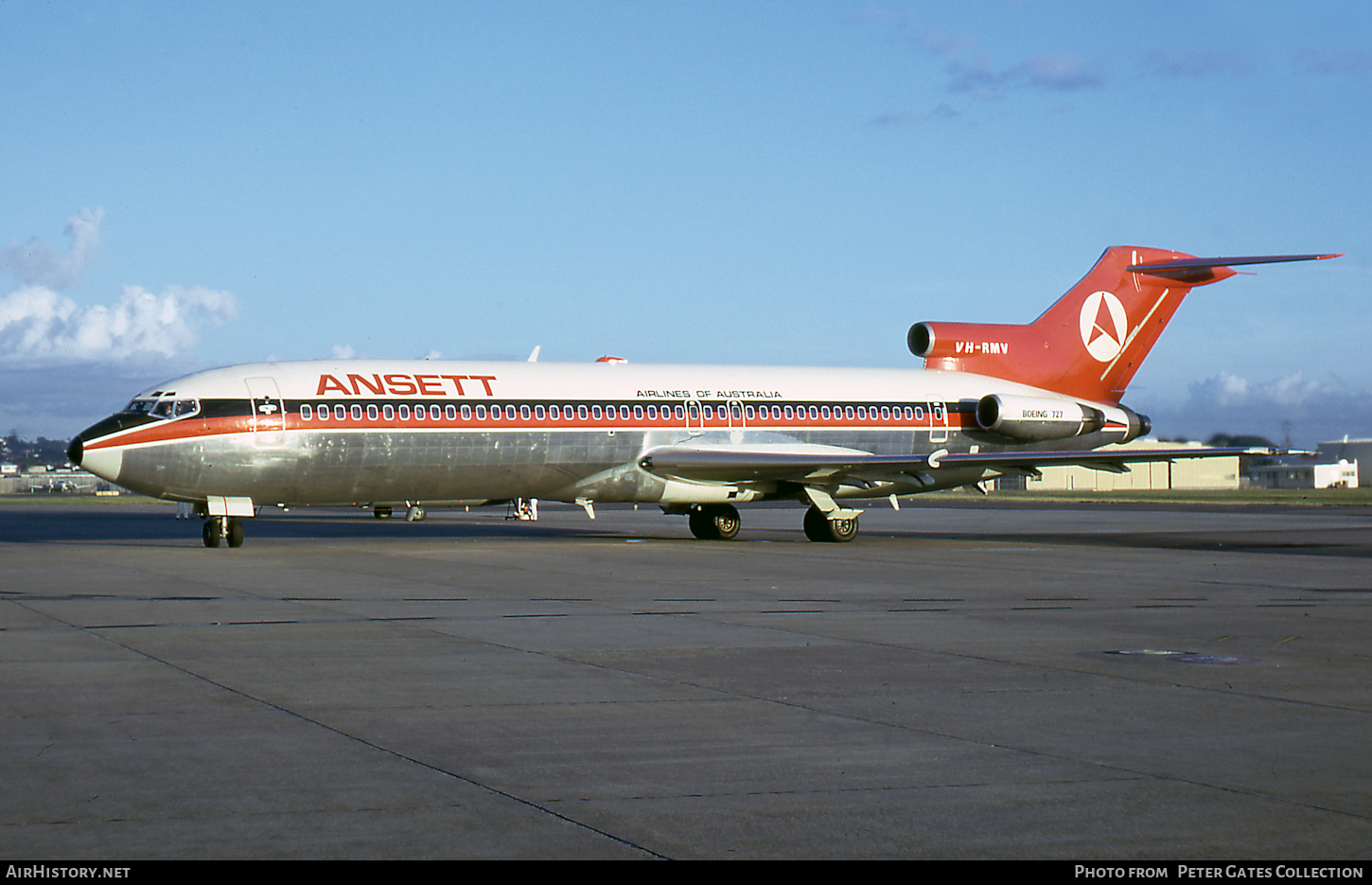 Aircraft Photo of VH-RMV | Boeing 727-277/Adv | Ansett Airlines of Australia | AirHistory.net #89453