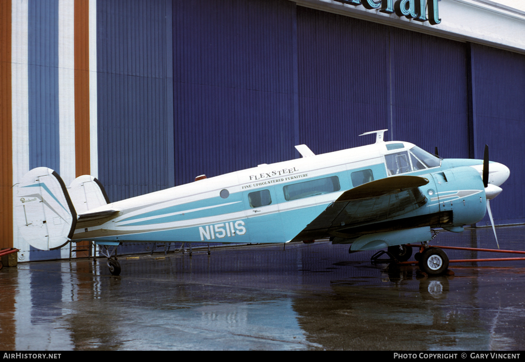 Aircraft Photo of N1511S | Beech H18 | Flexsteel | AirHistory.net #89479