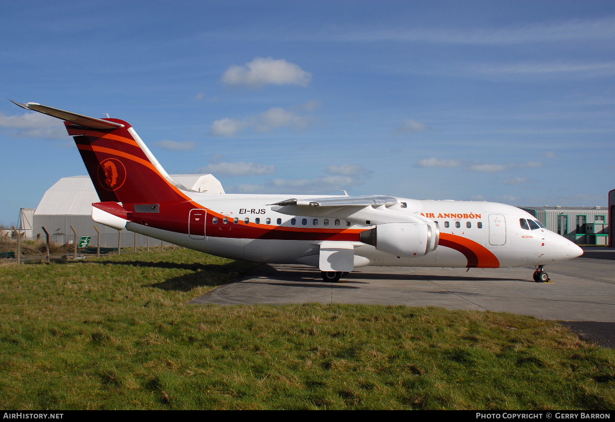 Aircraft Photo of EI-RJS | BAE Systems Avro 146-RJ85 | Air Annobón | AirHistory.net #89481