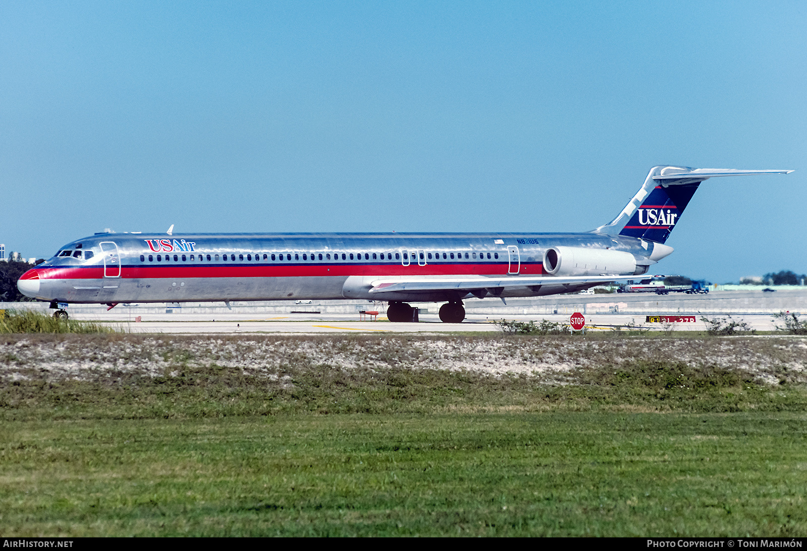 Aircraft Photo of N821US | McDonnell Douglas MD-82 (DC-9-82) | USAir | AirHistory.net #89497