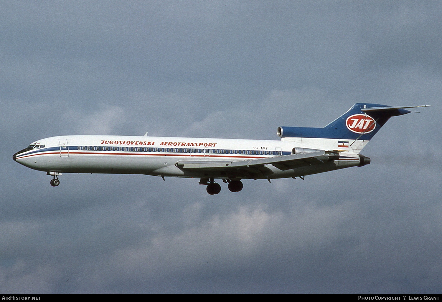 Aircraft Photo of YU-AKF | Boeing 727-2H9/Adv | JAT Yugoslav Airlines - Jugoslovenski Aerotransport | AirHistory.net #89508
