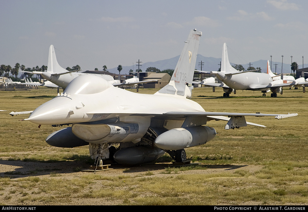 Aircraft Photo of 81-0738 / AF81-738 | General Dynamics F-16A/ADF Fighting Falcon | USA - Air Force | AirHistory.net #89509