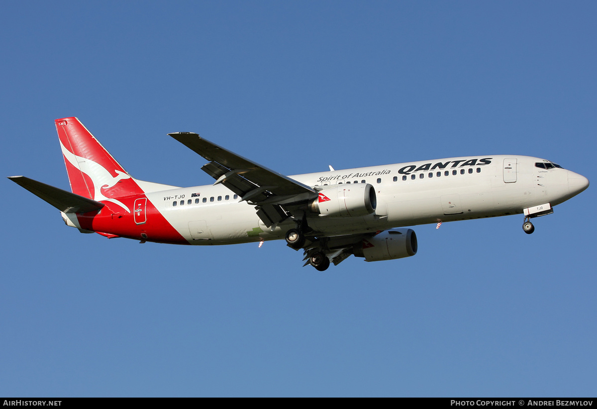 Aircraft Photo of VH-TJO | Boeing 737-476 | Qantas | AirHistory.net #89513