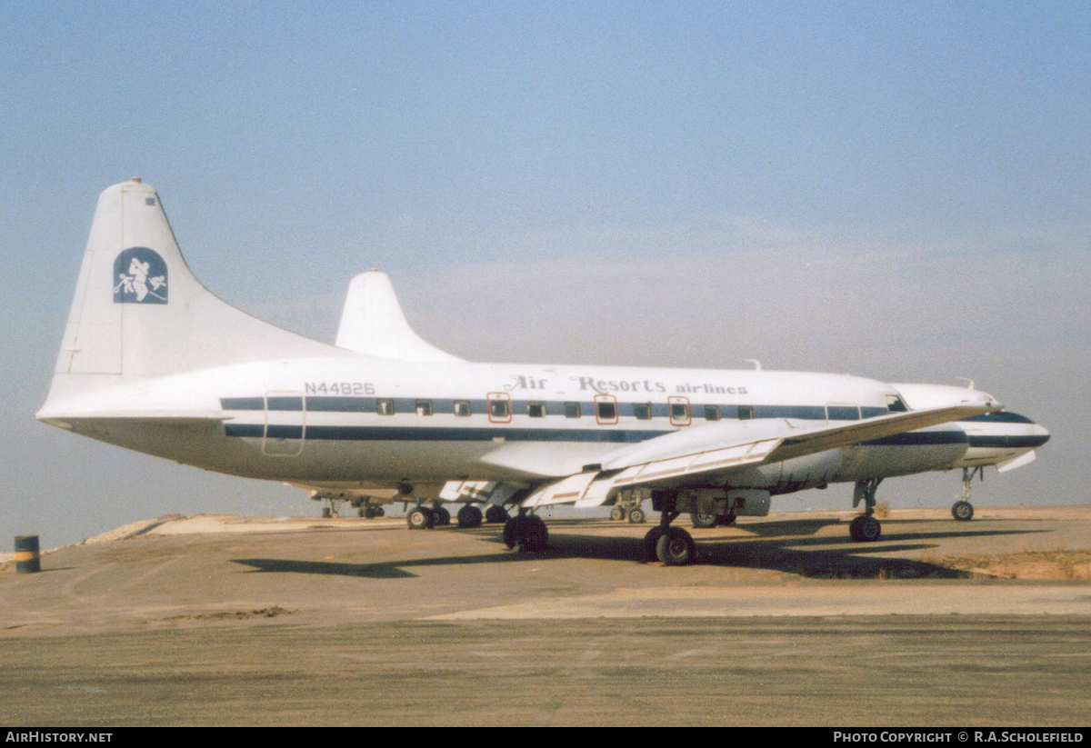 Aircraft Photo of N44826 | Convair 440-61 Metropolitan | Air Resorts Airlines | AirHistory.net #89529