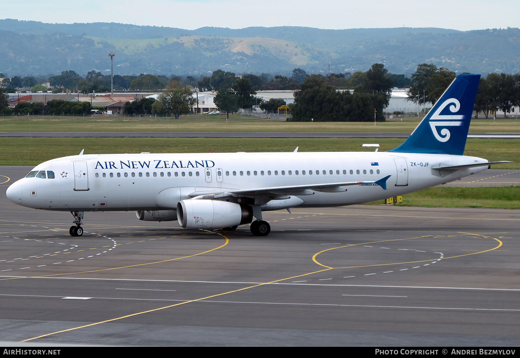 Aircraft Photo of ZK-OJF | Airbus A320-232 | Air New Zealand | AirHistory.net #89531