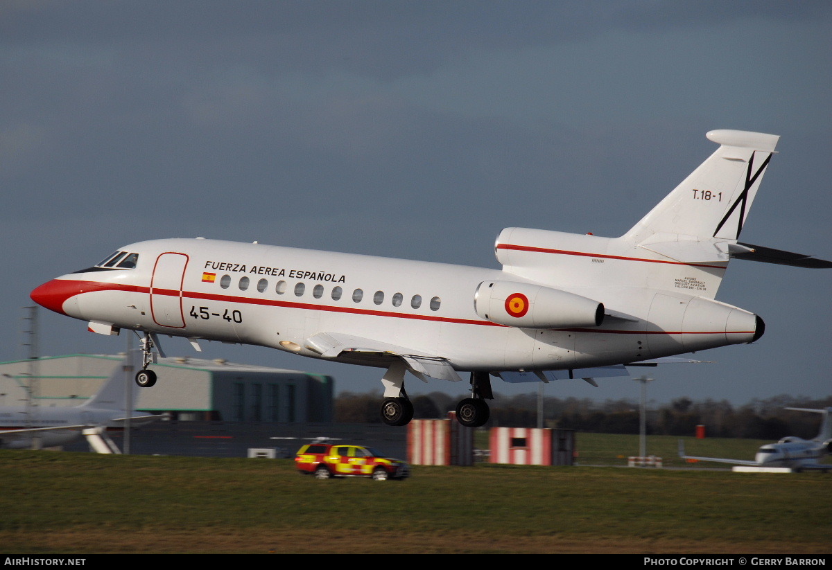 Aircraft Photo of T18-1 | Dassault Falcon 900B | Spain - Air Force | AirHistory.net #89545