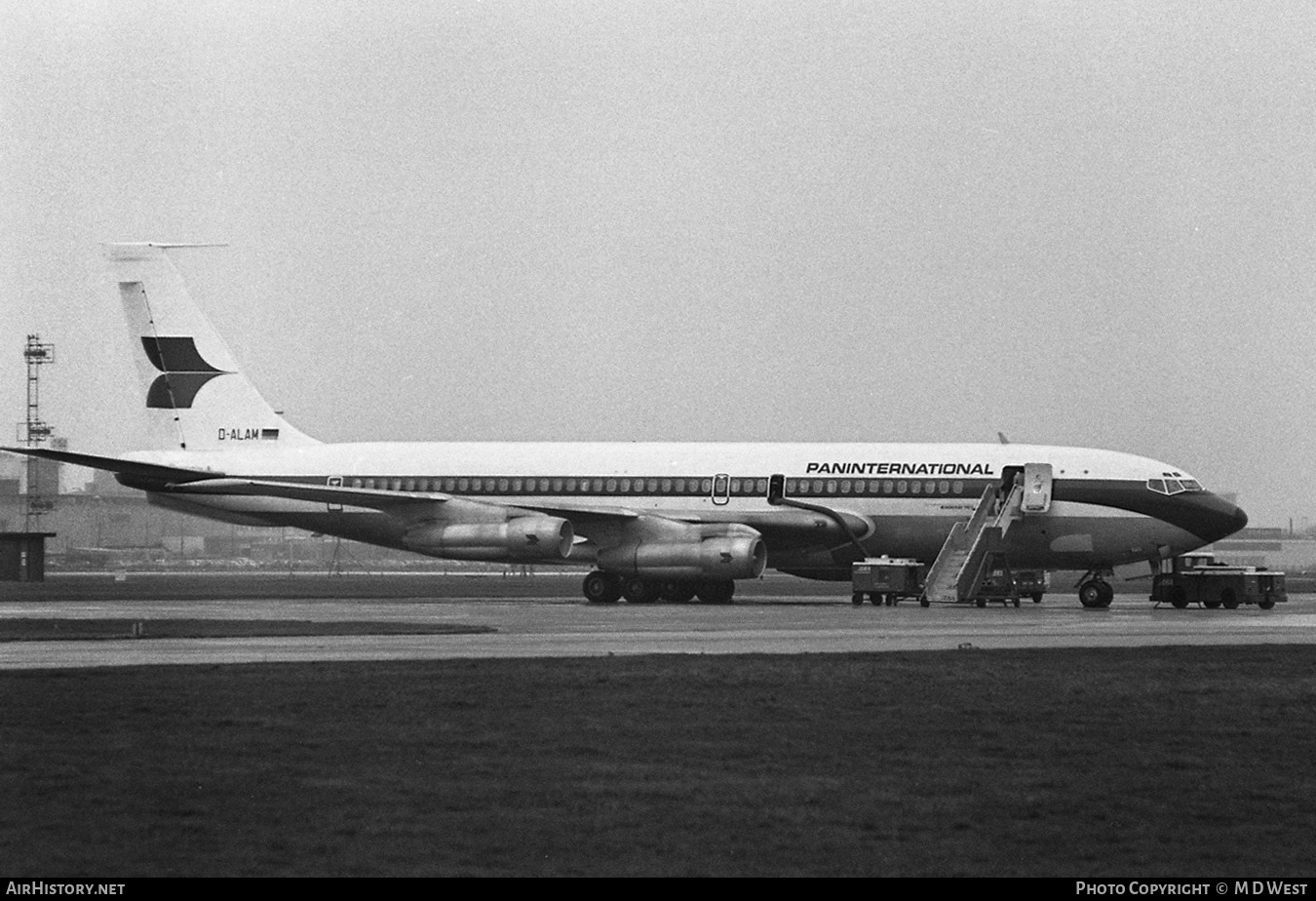 Aircraft Photo of D-ALAM | Boeing 707-123B | Paninternational Airways | AirHistory.net #89557