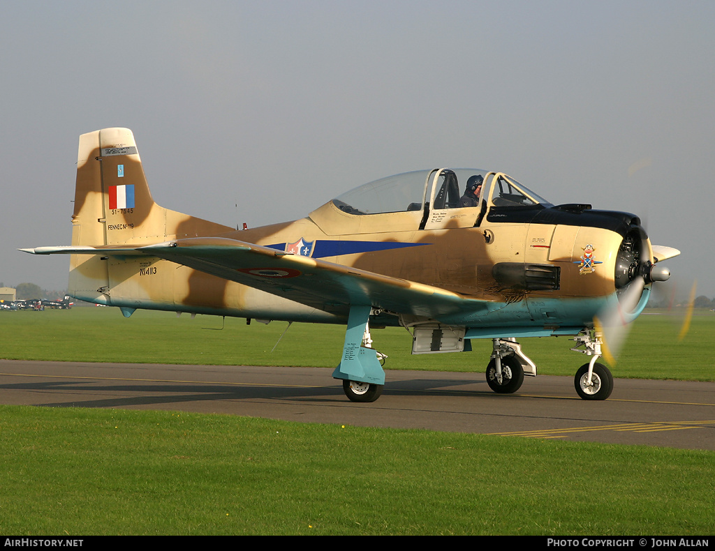 Aircraft Photo of N14113 / 51-7545 | North American AT-28D Trojan | France - Air Force | AirHistory.net #89569