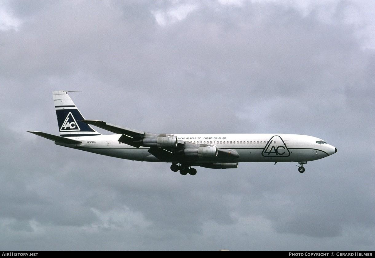 Aircraft Photo of N524SJ | Boeing 707-311C | LAC - Líneas Aéreas del Caribe | AirHistory.net #89578