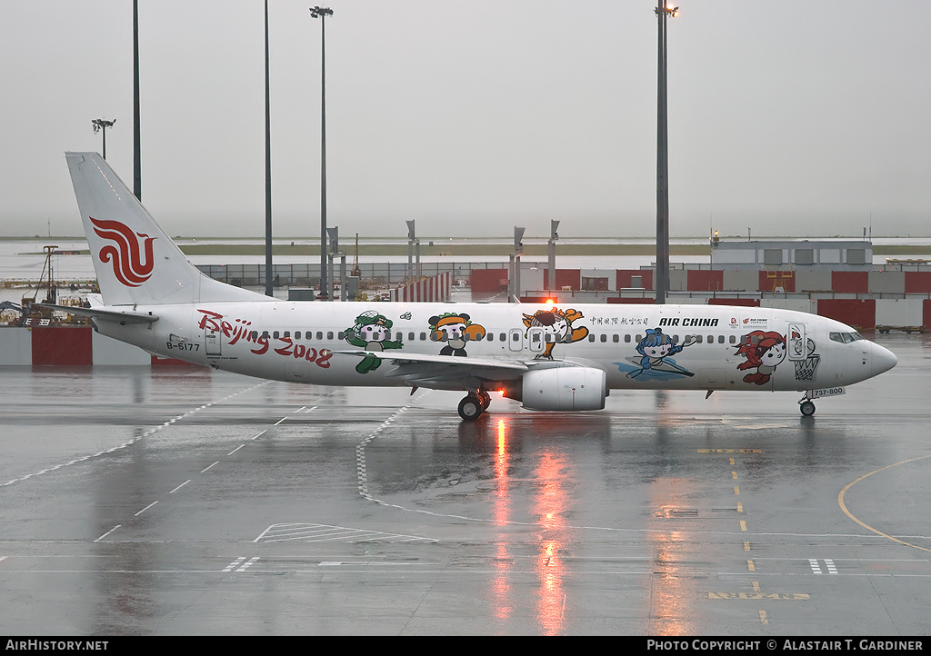 Aircraft Photo of B-5177 | Boeing 737-86N | Air China | AirHistory.net #89580