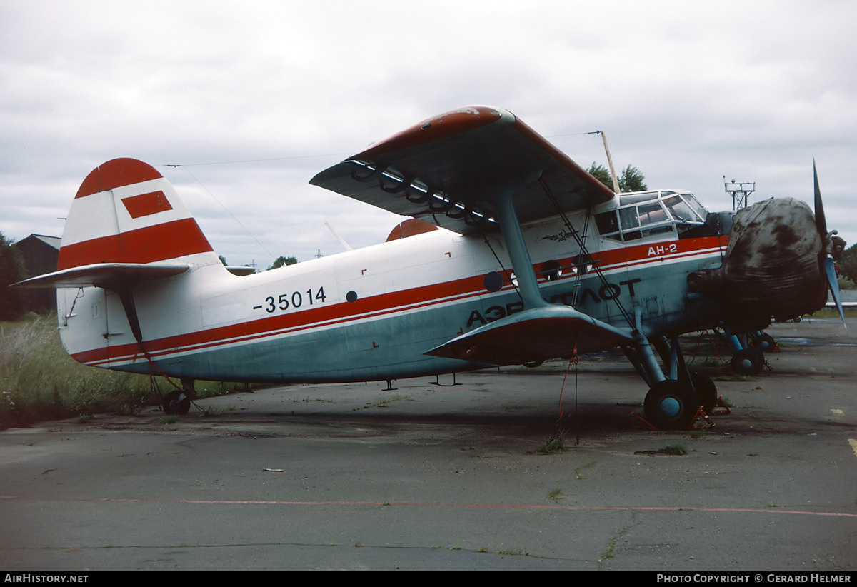 Aircraft Photo of RA-35014 / 35014 | Antonov An-2 | Aeroflot | AirHistory.net #89601