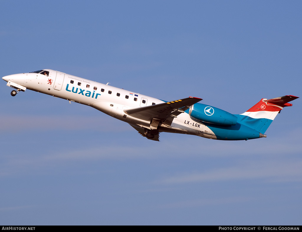 Aircraft Photo of LX-LGK | Embraer ERJ-135LR (EMB-135LR) | Luxair | AirHistory.net #89615