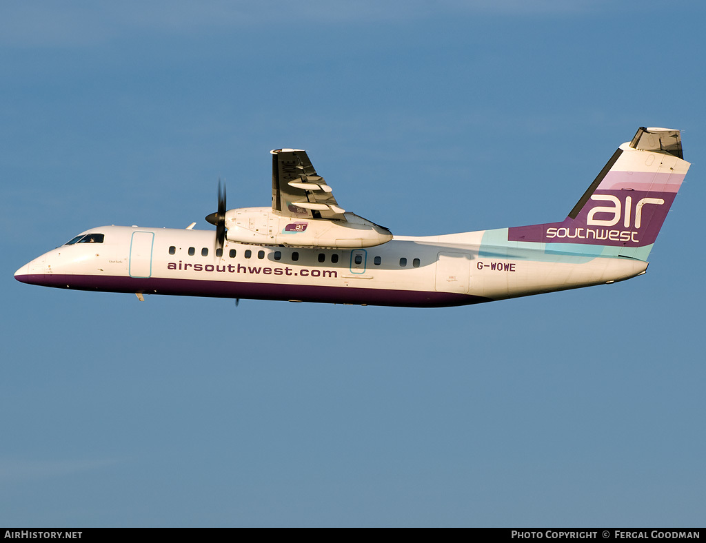 Aircraft Photo of G-WOWE | De Havilland Canada DHC-8-311 Dash 8 | Air Southwest | AirHistory.net #89629