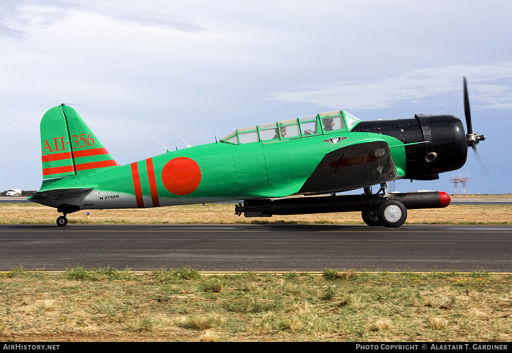 Aircraft Photo of N3725G / AII-356 | North American T-6 / B5N Kate (mod) | Japan - Navy | AirHistory.net #89638
