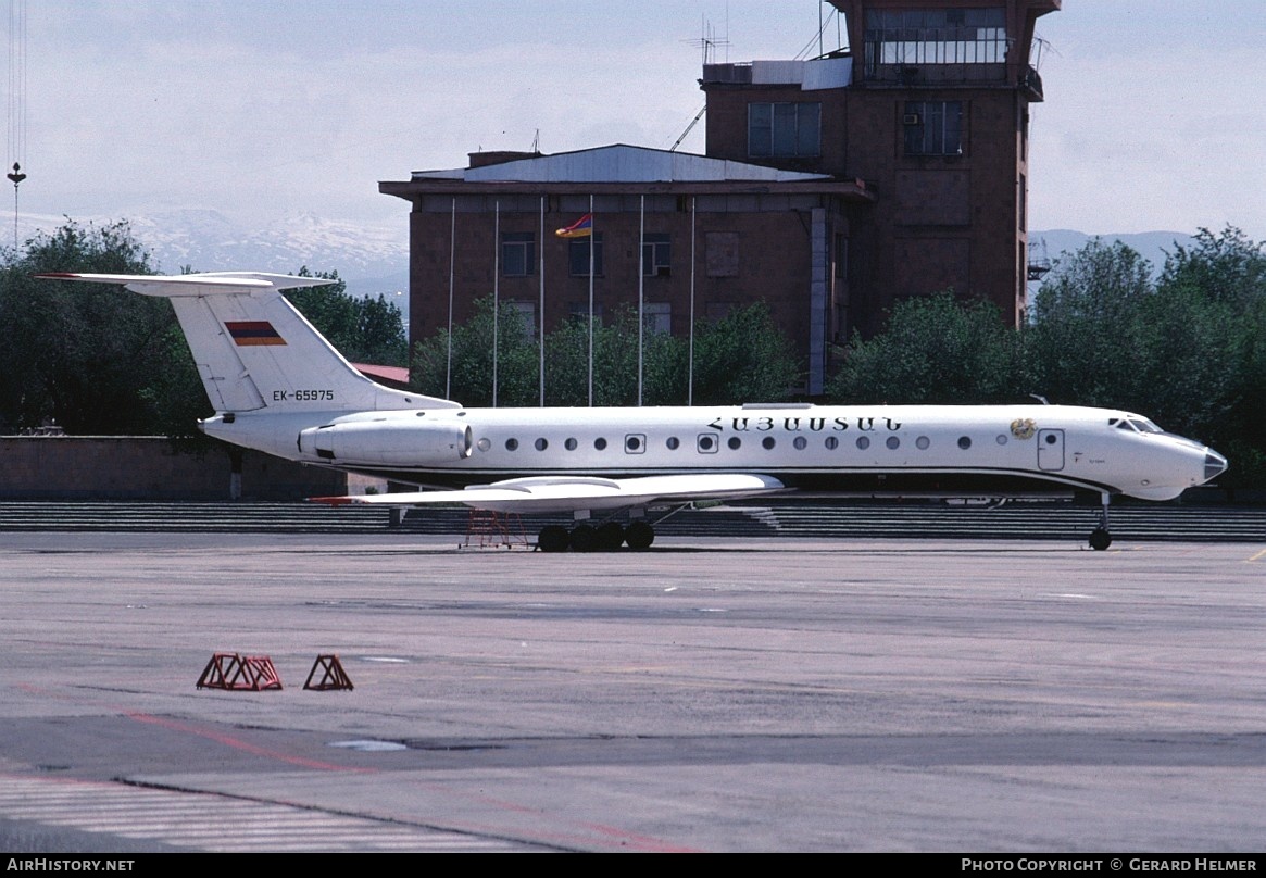 Aircraft Photo of EK-65975 | Tupolev Tu-134A-3 | Armenia Government | AirHistory.net #89642