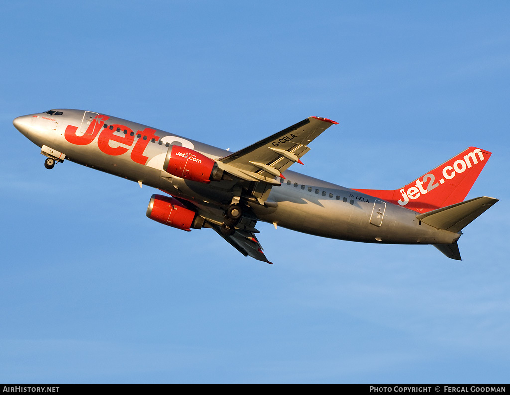 Aircraft Photo of G-CELA | Boeing 737-377(QC) | Jet2 | AirHistory.net #89649