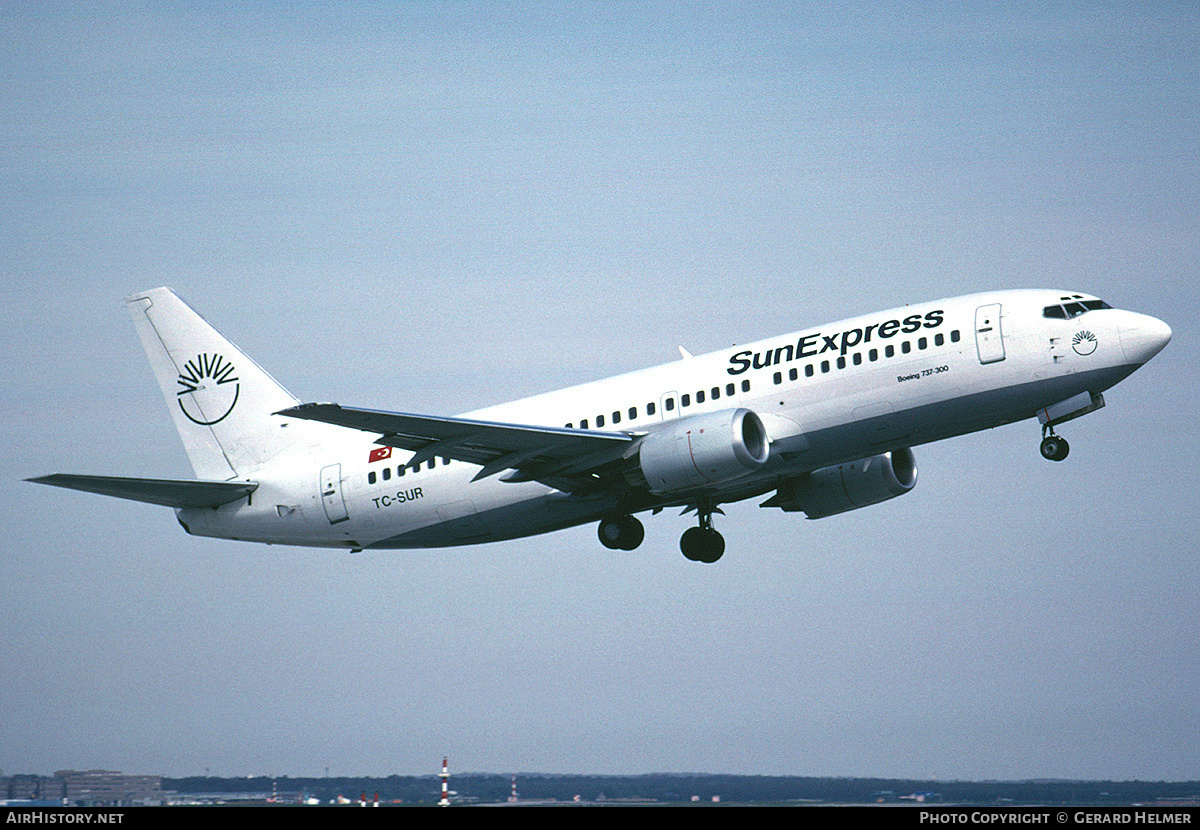 Aircraft Photo of TC-SUR | Boeing 737-3Y0 | SunExpress | AirHistory.net #89651